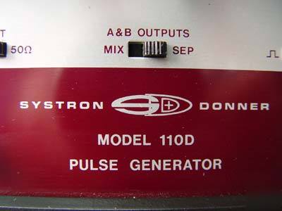 Systron donner pulse generator 110D