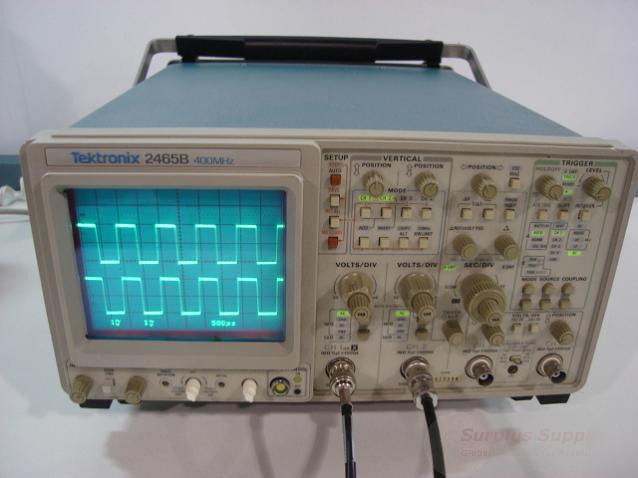 Tektronix 2465B 400 mhz oscilloscope 4-channel