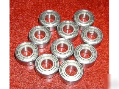 10 steel bearing 5X8 flanged 5X8X2.5 mm ball bearings 
