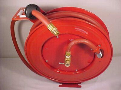 50 ft.retractable air hose reel- 1/2 hose