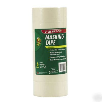 DuckÂ® brand masking tape - 2 in x 60 yd. - 6 pk. 