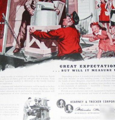 Kearney & trecker milwaukee machine tools -6 1940S ads