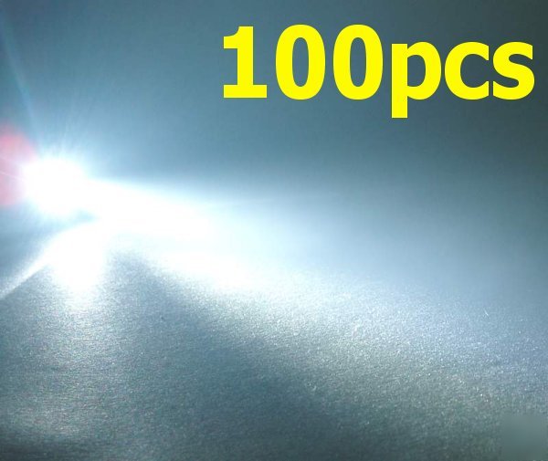 New 100 x white 5MM 11000MCD led lamp super bright leds