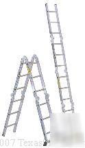 New 12 ft multi-purpose aluminum ladder scaffold