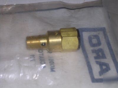New aro 9600 miniature pilot air bleeder valve, 1/8 npt