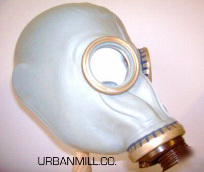 New gray latex rubber gas mask small ref S10 GP7 M5