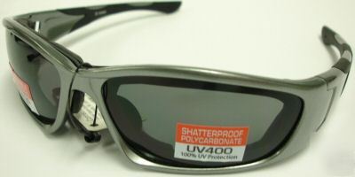 Connection sunglasses dark silver frame smoked, harley