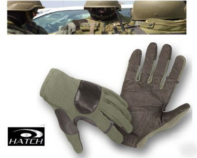 Hatch sog-L75 swat operator od-green tactical gloves lg
