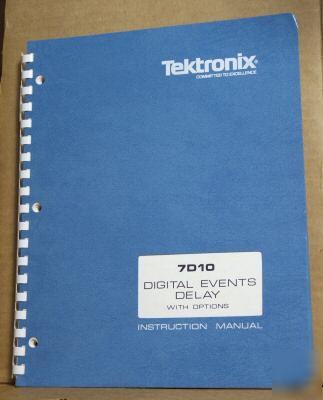 Tek tektronix 7D14 original service/operating manual
