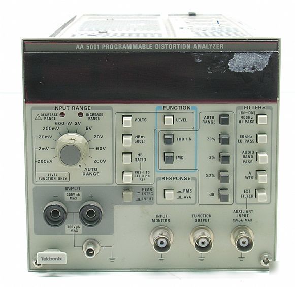 Tektronix - AA5001 programmable distortion analyzer
