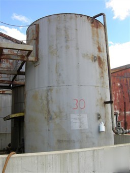 Used: tank, 10,421 gallon, carbon steel. 10'6