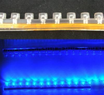 10,blue 24CM pvc neon light strip 12V waterproof led 