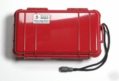 Pelican 1060 micro case red solid top camera case