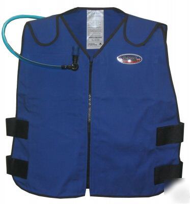 Phase change cooling vest w/hydration fr indura l/xl