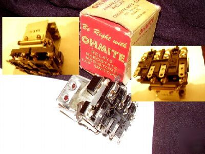 Radio tubes and accessories k ohmite relay nos