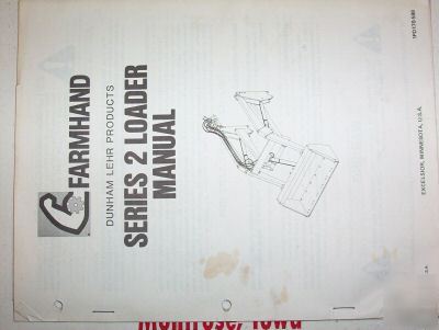 Farmhand series 2 loader manual