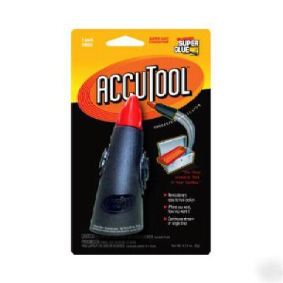 Accutool super glue w/precision applicator .17 oz