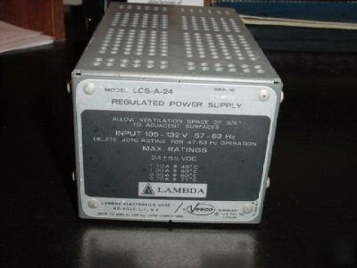 Lcs-a-24 lambda power supply 24VDC 1.1A output