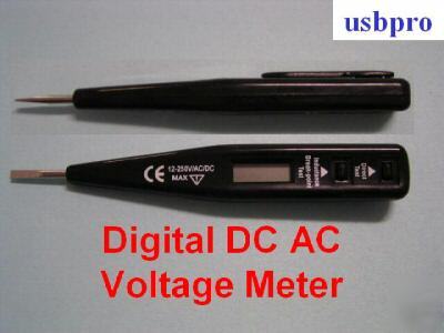 Ac dc power supply induction voltage gauge volt meter