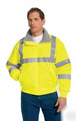 High visibility safety jacket reflective 2X 