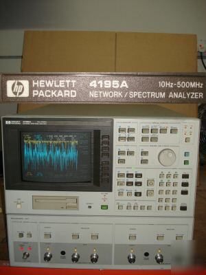 Hp 4195A network spectrum analyzer 10HZ-500MHZ