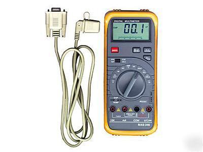 New digital multimeter MAS345 with rs-232 interface 