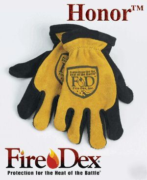 New fire-dex honor structural fire fighter glove 