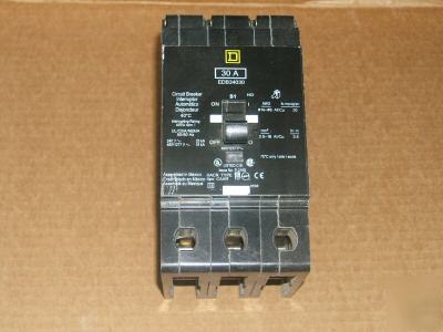 Square d EDB34030 30A 3PH 240V 277V circuit breaker