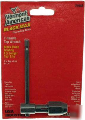 Vermont american t-hdle tap wrench black max 0-1/4