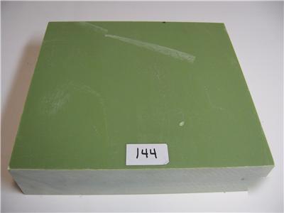 Green phenolic micarta 1 piece 2 1/2 inches thick 144