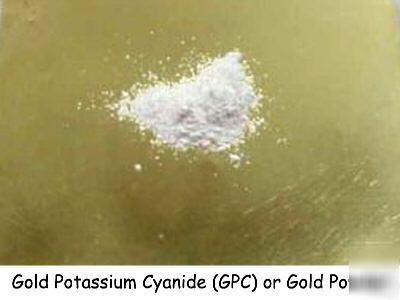 New powder gold for plating