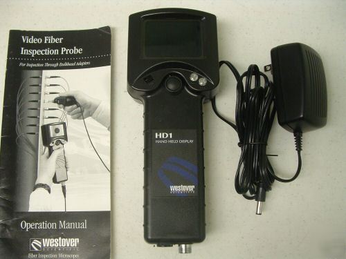 Westover HD1 handheld display for video fiber inspectio