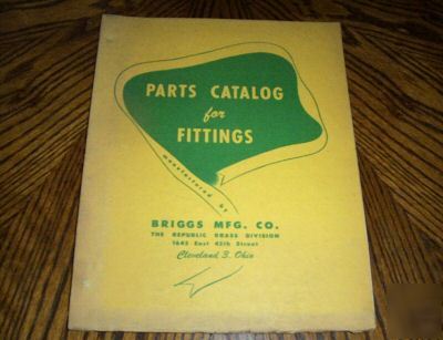 1950 briggs parts catalog for fittings
