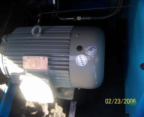 Eaton indus. 3-ph 10HP rotary dual volt air compressor