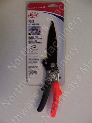 Malco FDC2 flex duct shear insulated hvac hand tools