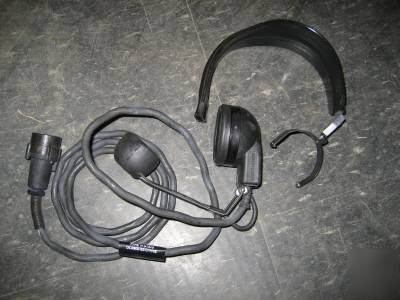 H-9IA/u radio headset microphone military surplus ham