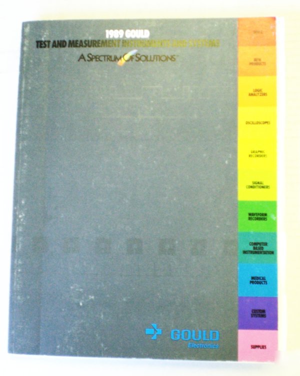Gould test & measurement instruments catalog Â©1989