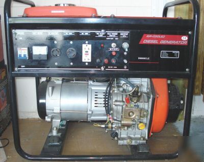 New air -cooled diesel generator 5.5 kw 6000 