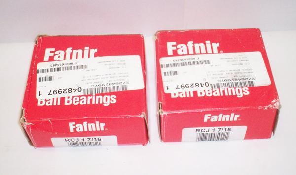 New fafnir lot 2 bearings roller ball bearing block 