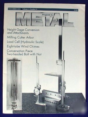 Projects in metal december 1991 volume 4 number 6