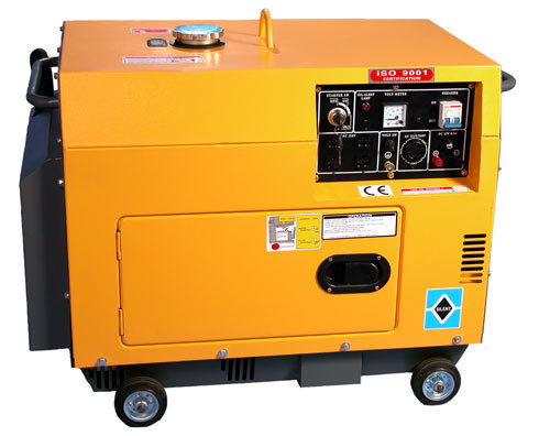 Silent diesel generator 6000 watt 11 hp epa approved