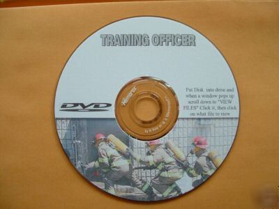 Training officer instructor cd/dvd - fire department