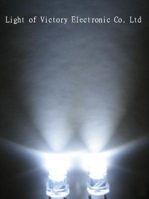 New 500 3MM super bright white led lamp 10,000 mcd f/r 