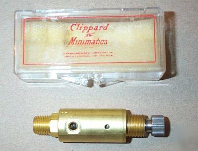 Clippard micro pressure regulator mar-1P non-relieving
