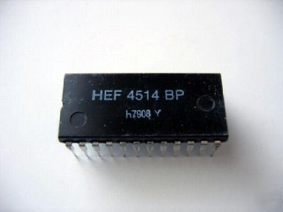 HEF4514BP cmos 1-of-16 decoder demultiplexer 4514 ic