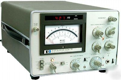 Hewlett packard 3581C selective voltmeter, opt 001