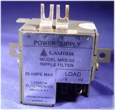 Lambda mrs-53 25 amp ripple filter for clean dc power