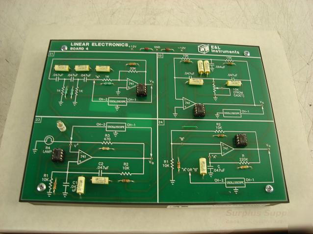 E&l instruments 325-1464 linear electronics board 4