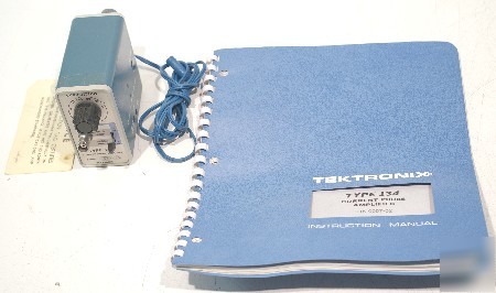 Tektronix tek 134 current probe amplifier + manual