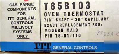 New itt - oven thermostat T85B103 in the box